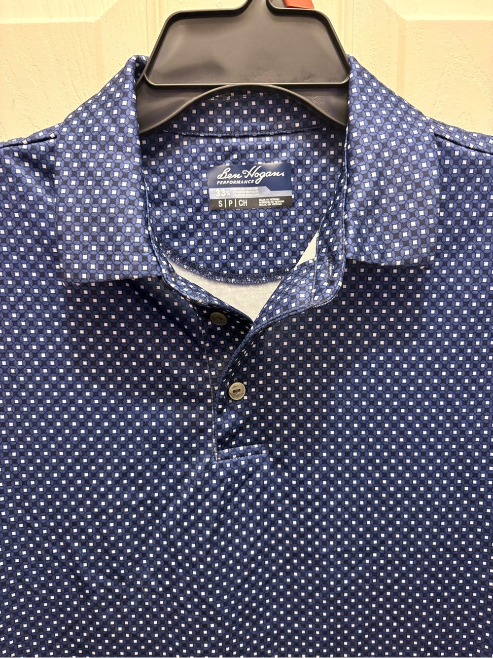 Hogan Blue Microdot Performance Polo